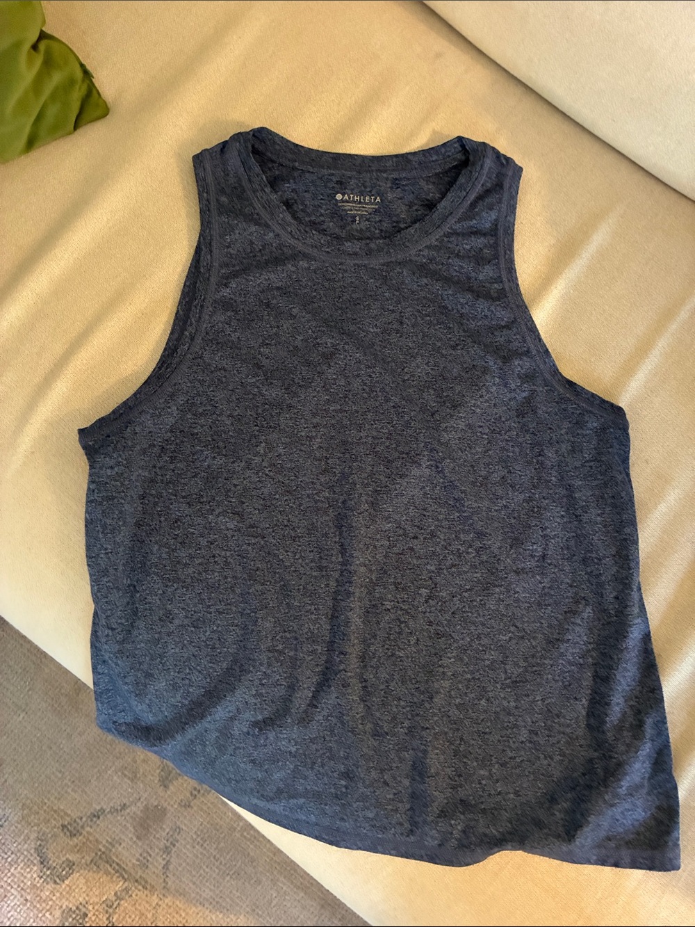 Athleta Women’s Heather Navy Performance Tank Top